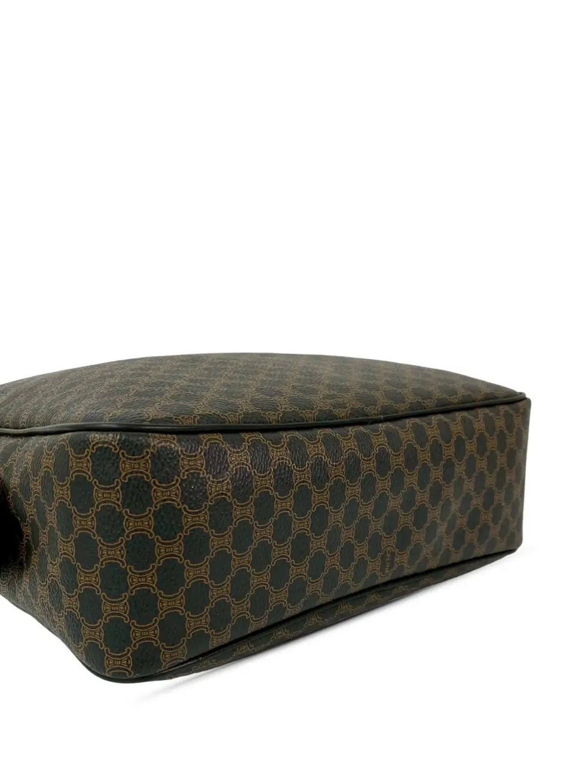 Celine Pre-Owned 1996 Macadam Coated Canvas Blason ハンドバッグ - ブラウン - 画像4