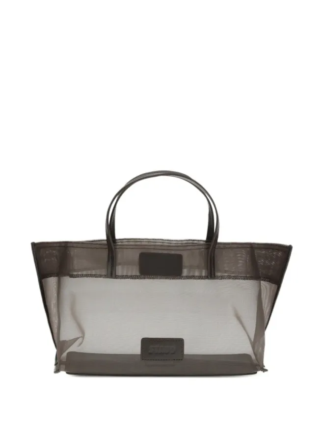 STAUD STAUD Christos mini mesh tote bag - Brownの商品画像
