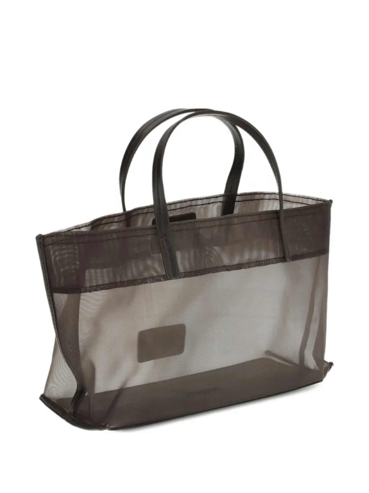 STAUD Christos mini mesh tote bag - Brown - 画像2