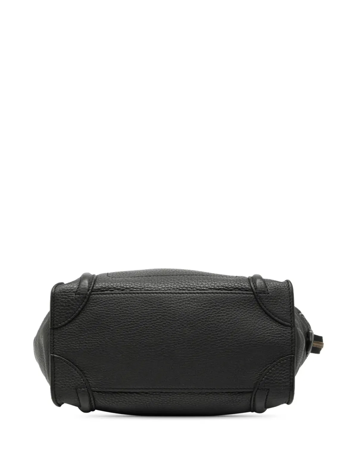Celine Pre-Owned マイクロ・ドラムド・カーフスキン・ラゲージ・トートバッグ - ブラック - 画像4