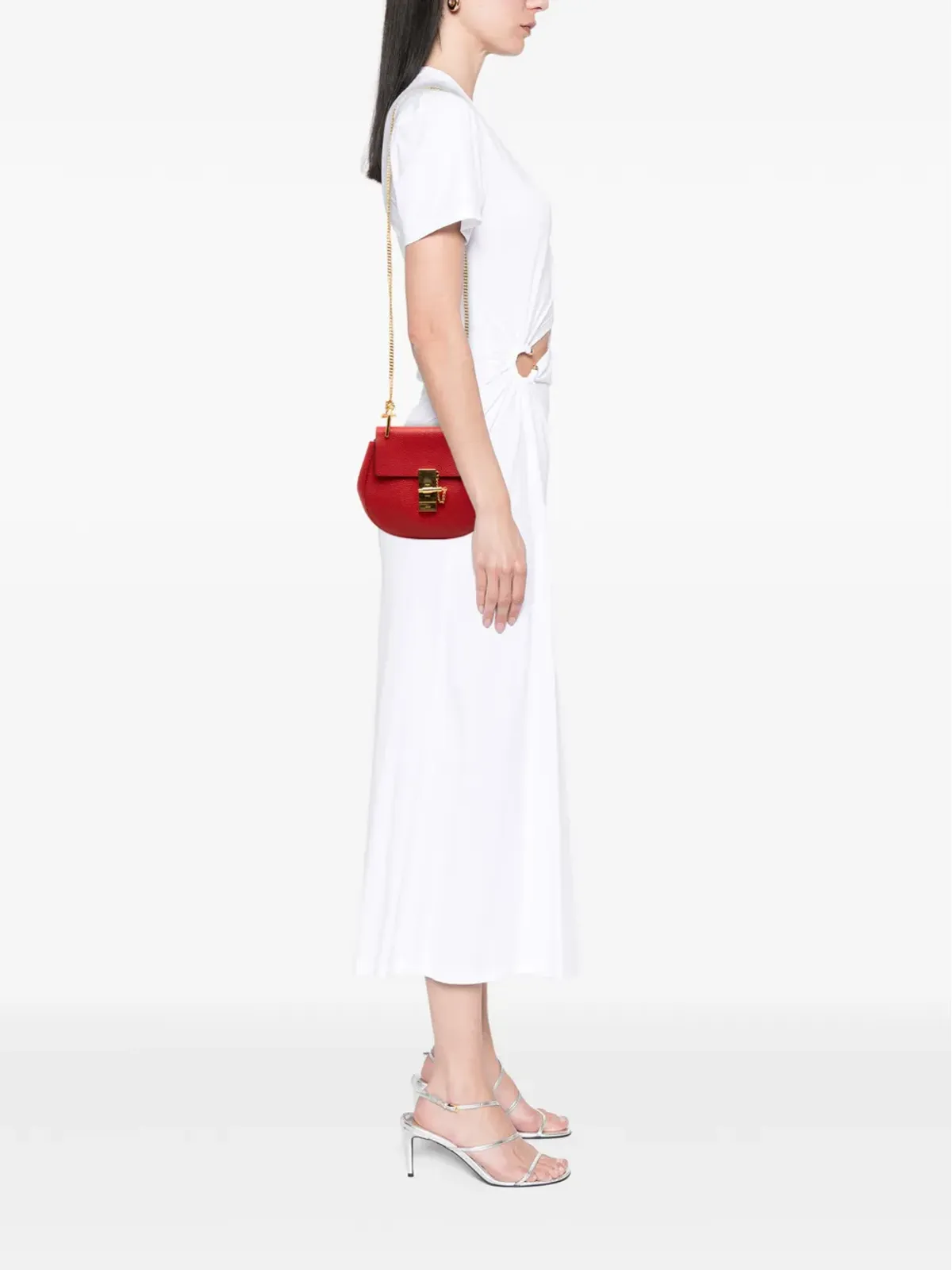 Chloé Pre-Owned 2016 スモール レザー Drew クロスボディバッグ - 画像2