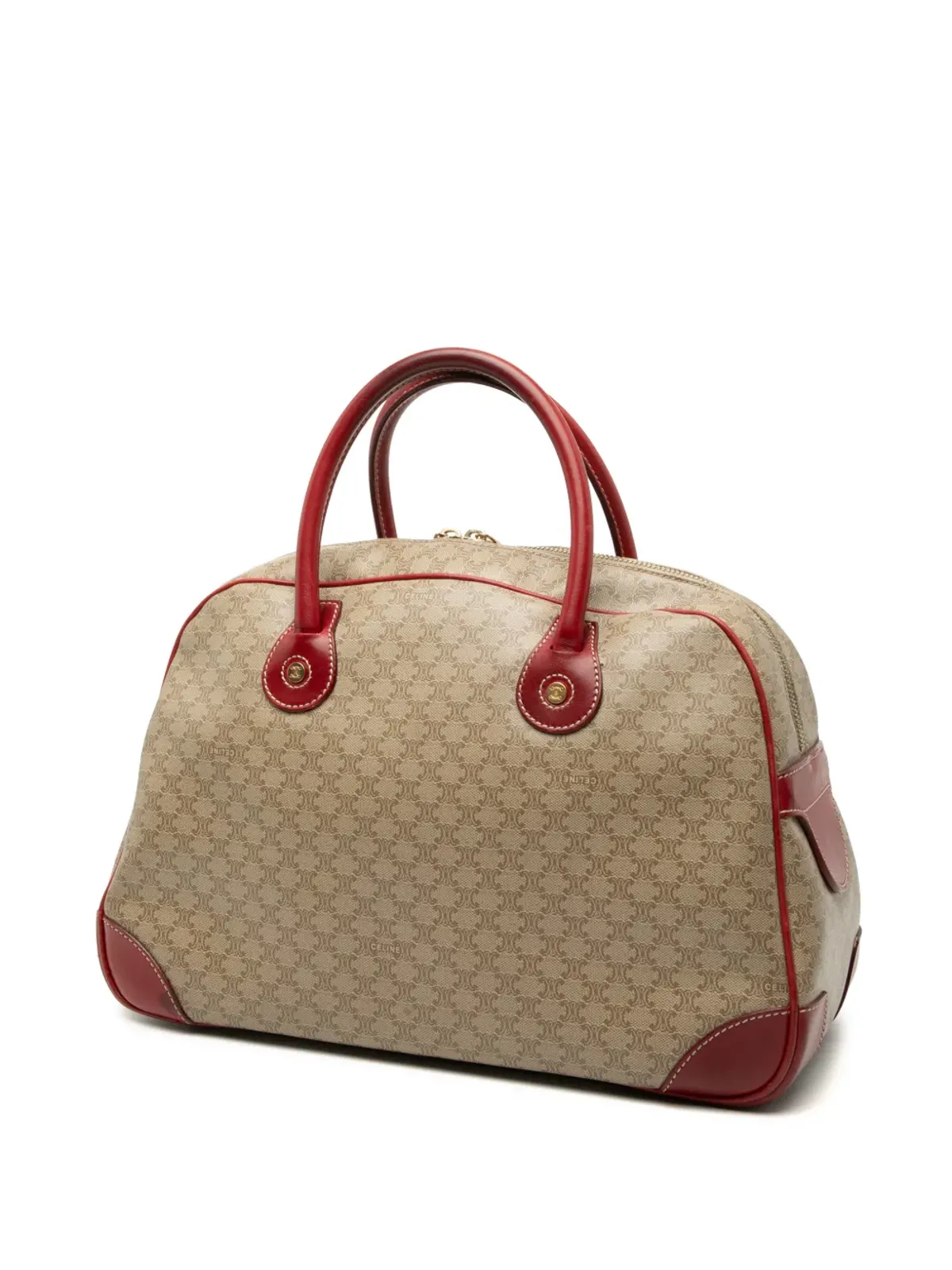 Celine Pre-Owned マカダム コーテッドキャンバス ハンドバッグ - 画像3