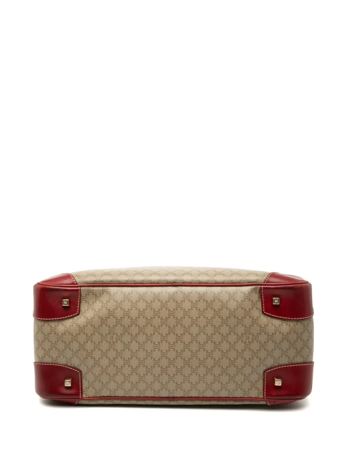 Celine Pre-Owned マカダム コーテッドキャンバス ハンドバッグ - 画像4