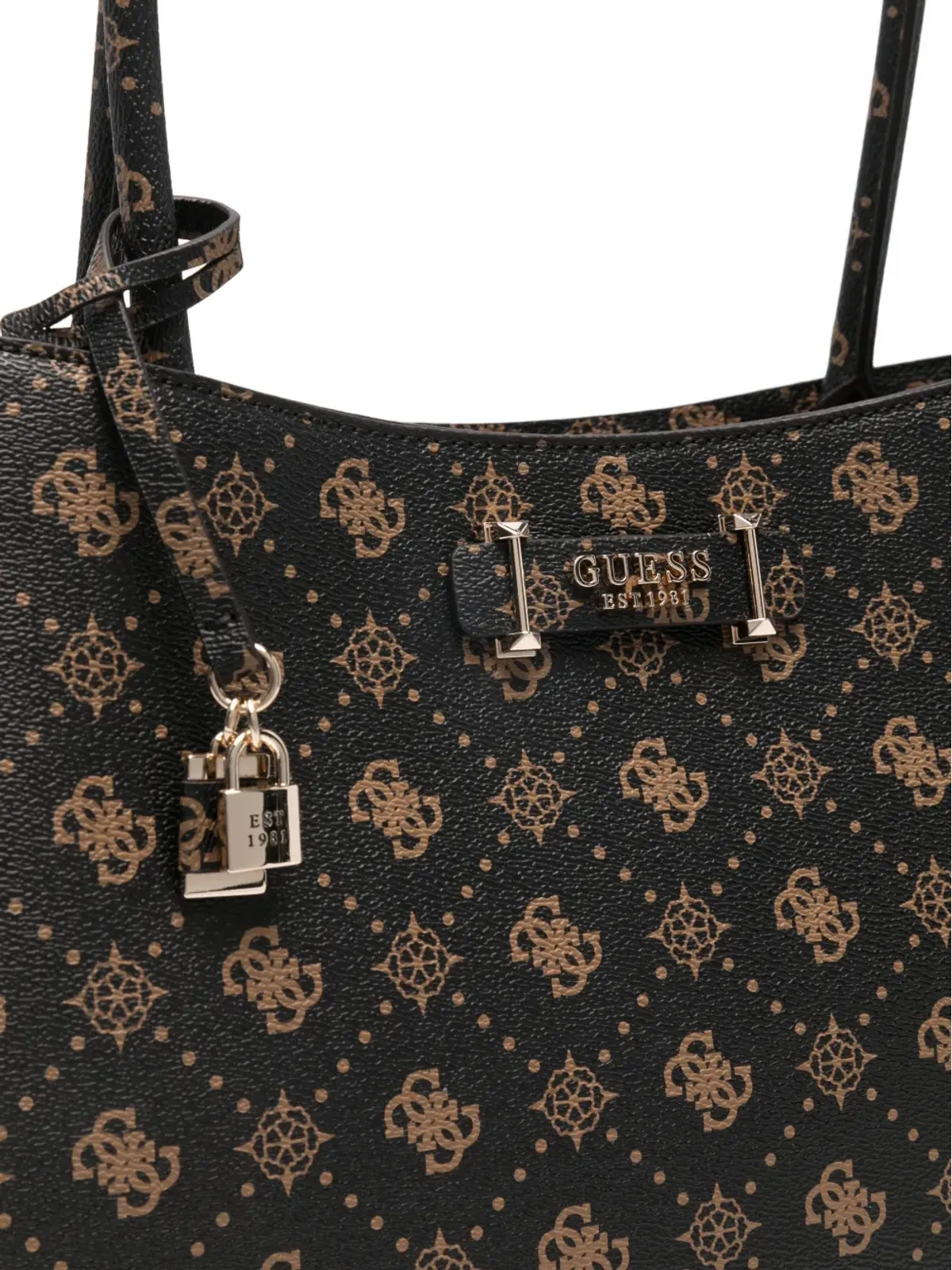 GUESS USA Carrie Monogram トートバッグ - 画像3