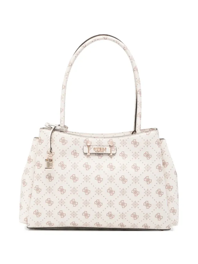 GUESS USA GUESS USA Carrie ロゴパターン・南京錠ディテール・トートバッグの商品画像