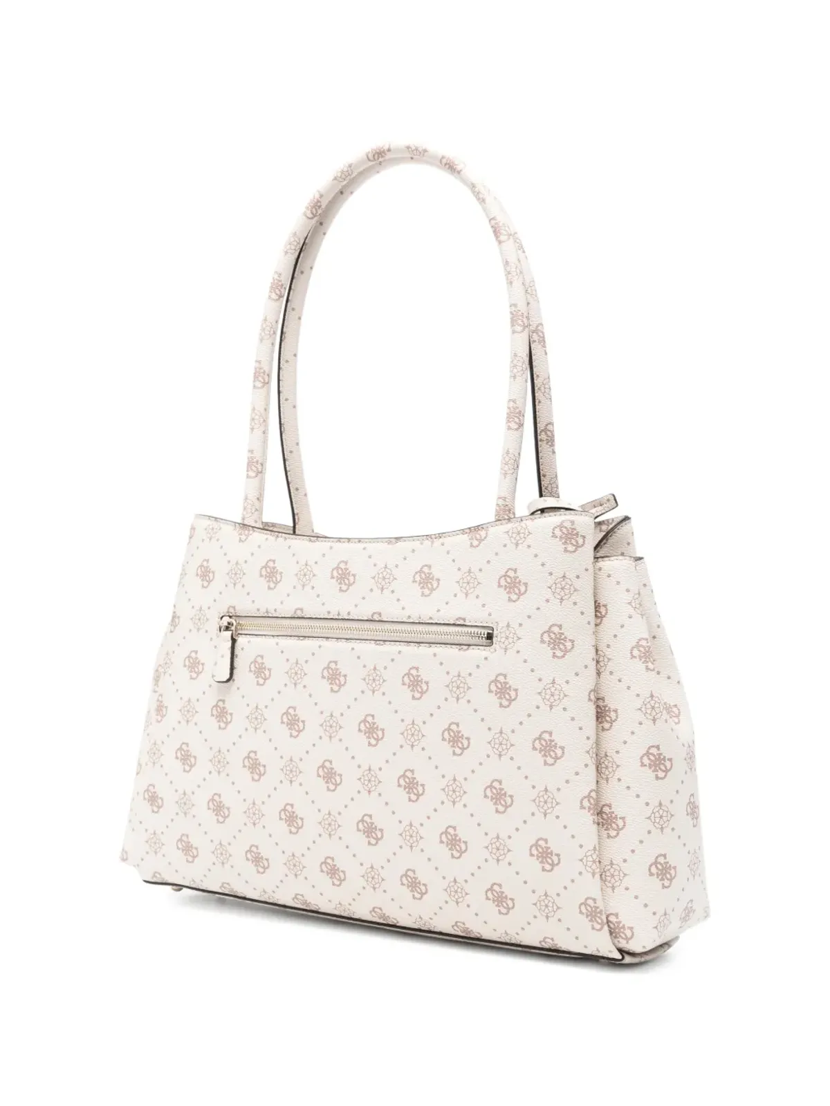 GUESS USA Carrie ロゴパターン・南京錠ディテール・トートバッグ - 画像2