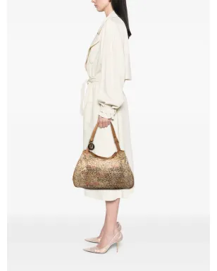 Fendi ズッキーノ キャンバス 花柄 ショルダーバッグ ビンテージ - サムネイル2