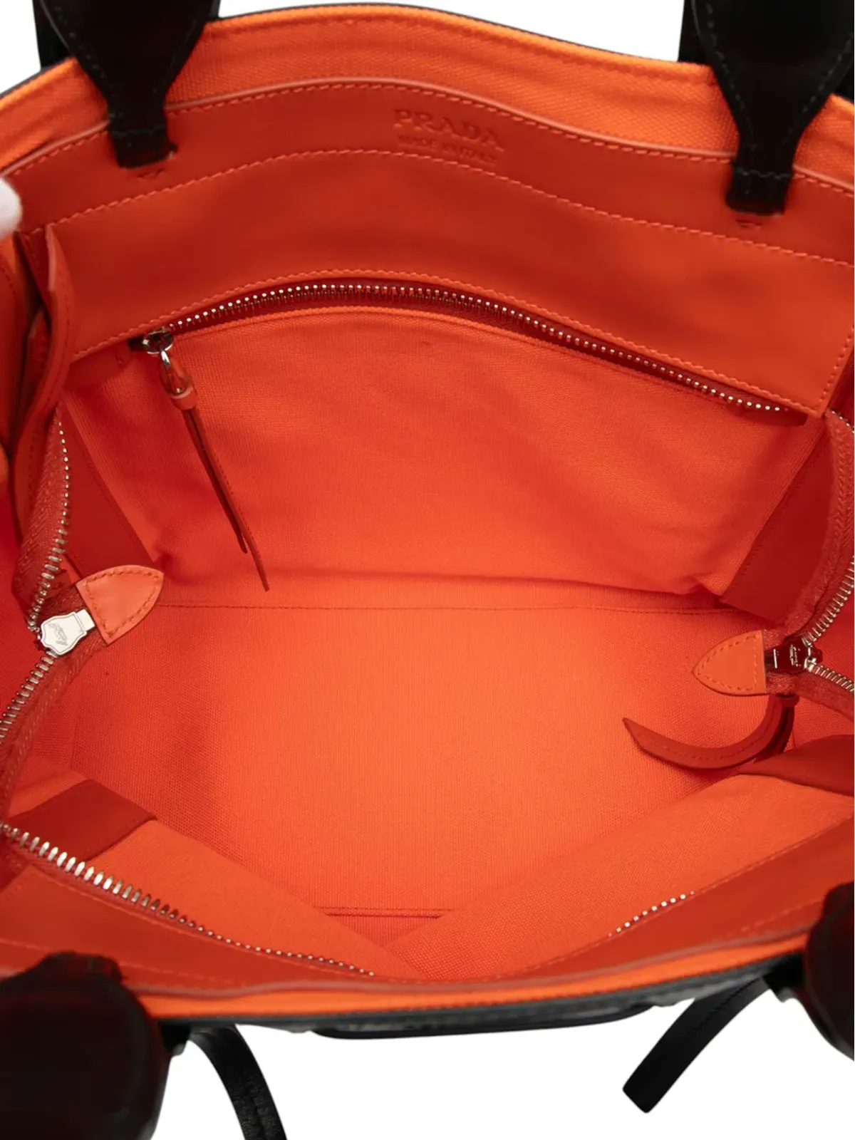Prada Pre-Owned キャンバス Ouverture サッチェル - 画像5