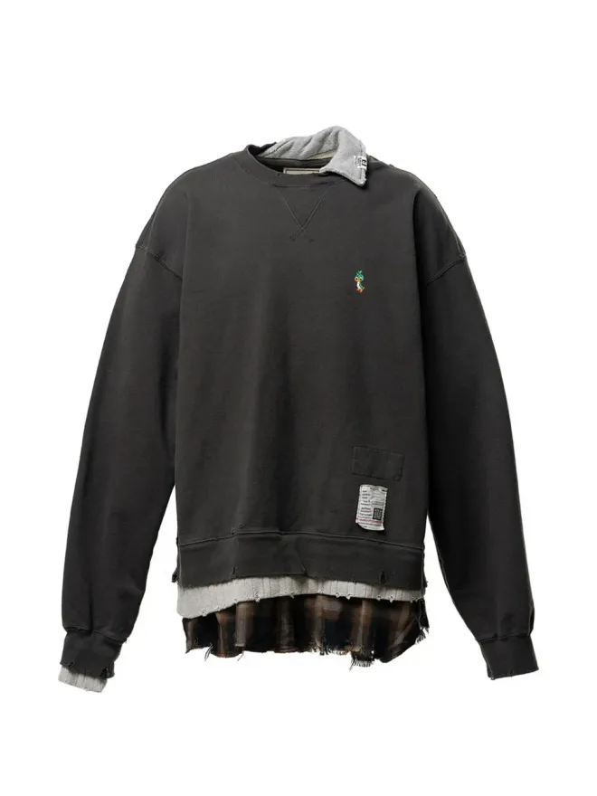 Maison MIHARA YASUHIRO Maison MIHARA YASUHIRO レイヤード グラフィック スウェットシャツの商品画像