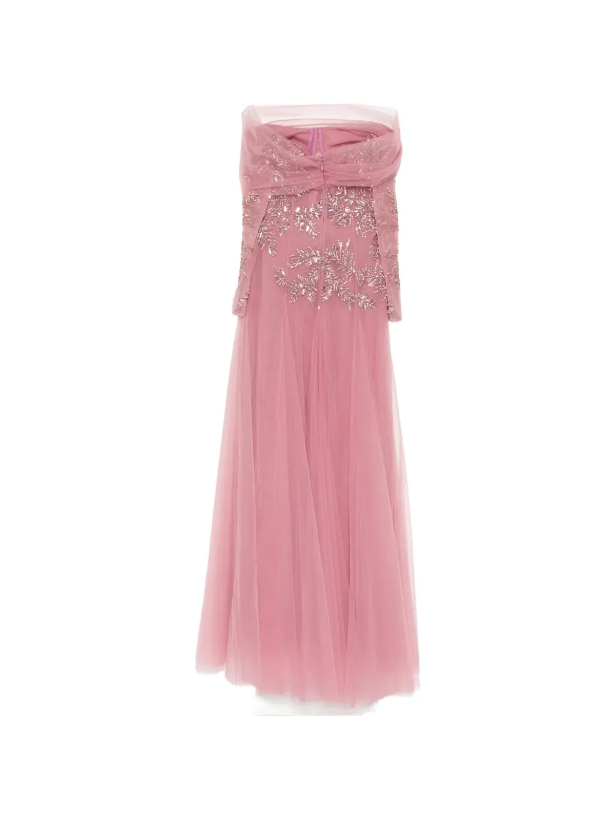 Zuhair Murad クリスタル装飾マキシドレス - ピンク - 画像2