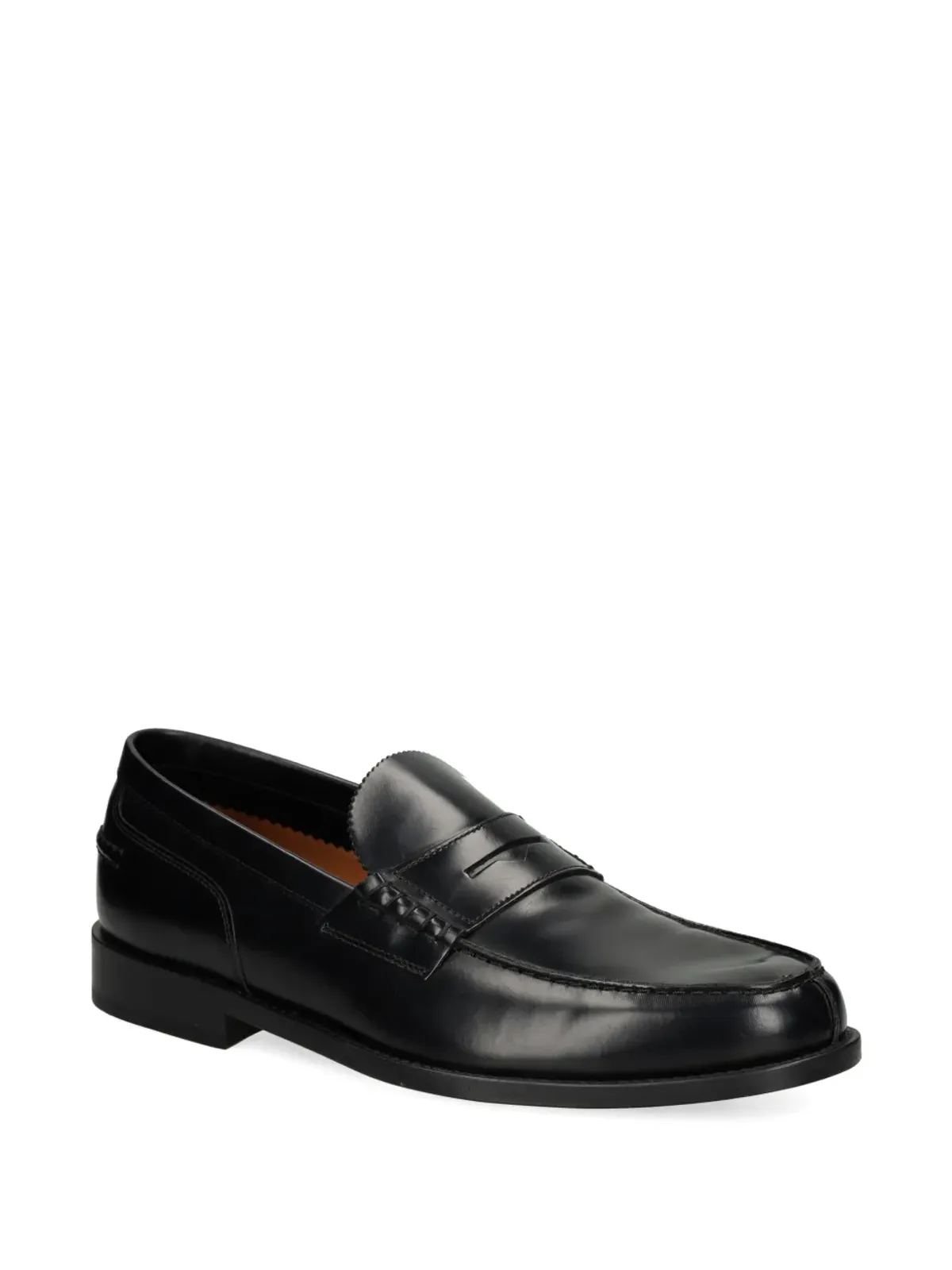 Lottusse penny leather loafers - Black - 画像2