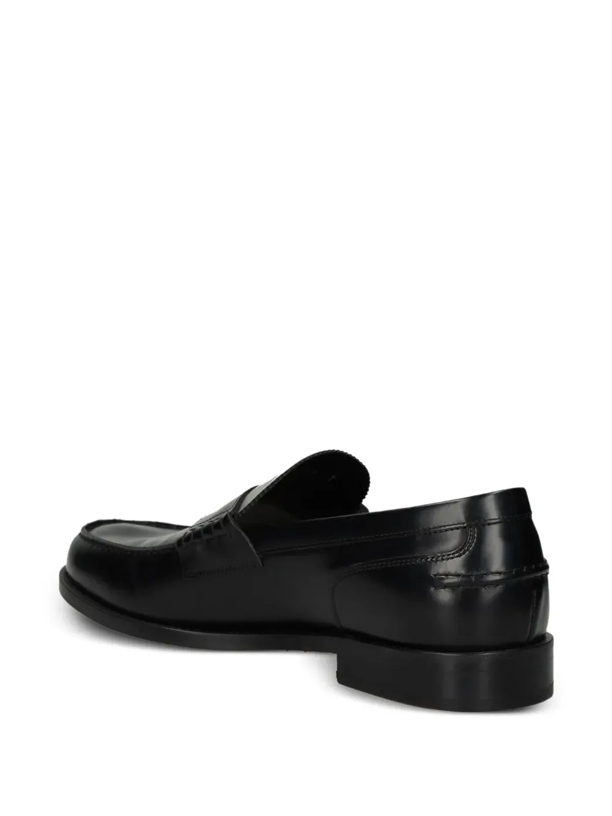 Lottusse penny leather loafers - Black - 画像3