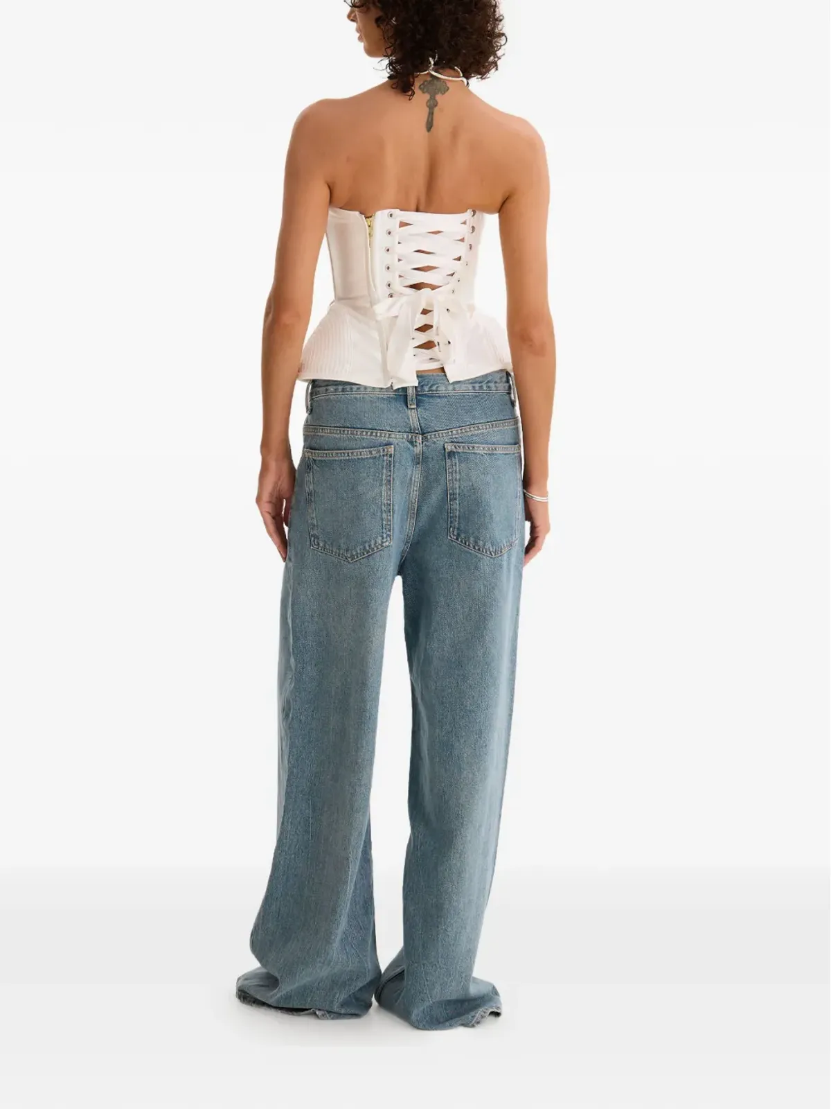 MOOS STUDIO strapless top - White - 画像4