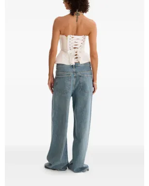 MOOS STUDIO strapless top - White - サムネイル4