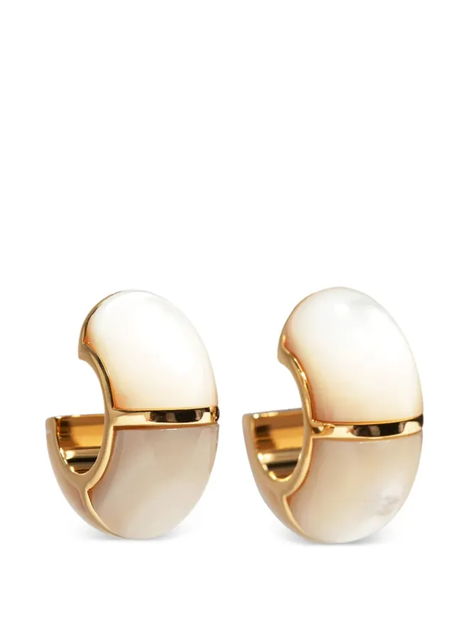 Lizzie Fortunato Lizzie Fortunato パールフープピアス - Neutralsの商品画像
