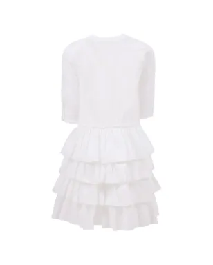 Ermanno Scervino Junior 刺繍入りフリルドレス - サムネイル2