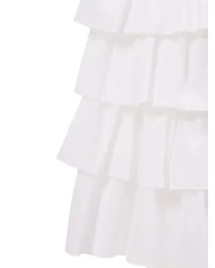 Ermanno Scervino Junior 刺繍入りフリルドレス - サムネイル3