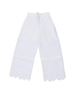 Ermanno Scervino Junior 刺繍パンツ - サムネイル1