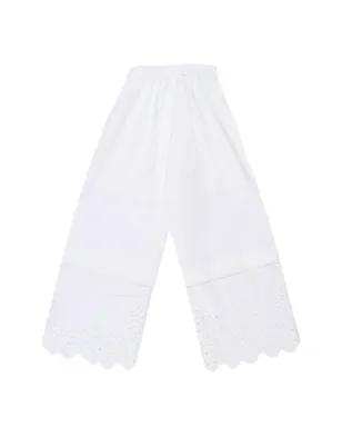 Ermanno Scervino Junior 刺繍パンツ - サムネイル2