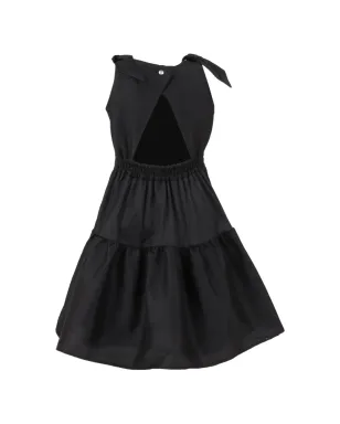 Ermanno Scervino Junior ボウディテール ノースリーブドレス - サムネイル2