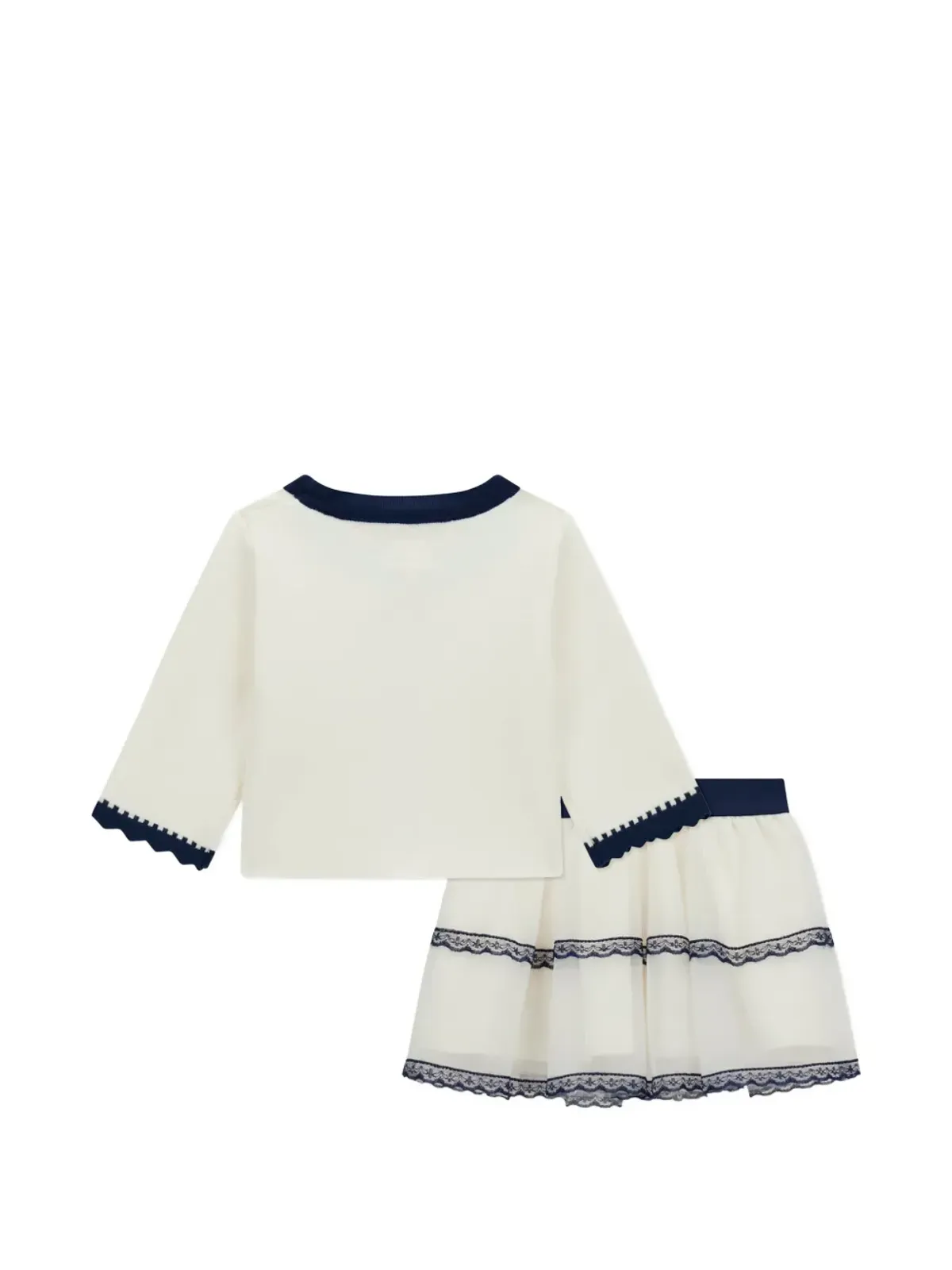 guess kids レースディテール ティアードデザイン スカートセット - 画像2