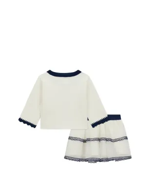 guess kids レースディテール ティアードデザイン スカートセット - サムネイル2