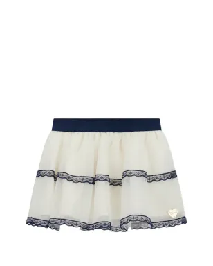 guess kids レースディテール ティアードデザイン スカートセット - サムネイル4