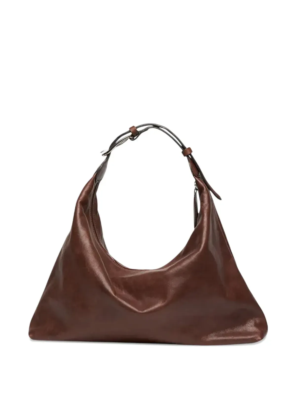 Liffner アジャスタブル ピローショルダーバッグ - Brown - 画像1