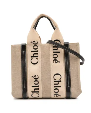 Chloé Pre-Owned ウッディー トート サッチェル（ブラウン） - サムネイル1