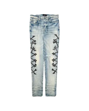 AMIRI ボーンズモチーフジーンズ - サムネイル1