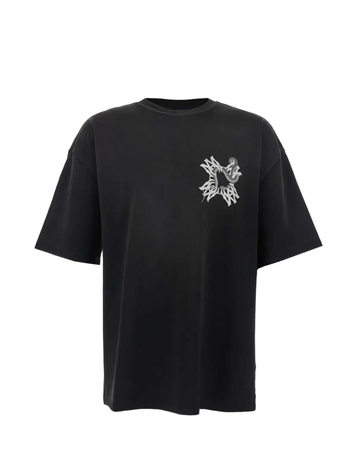 AMIRI 蛇柄プリントTシャツ - 画像1