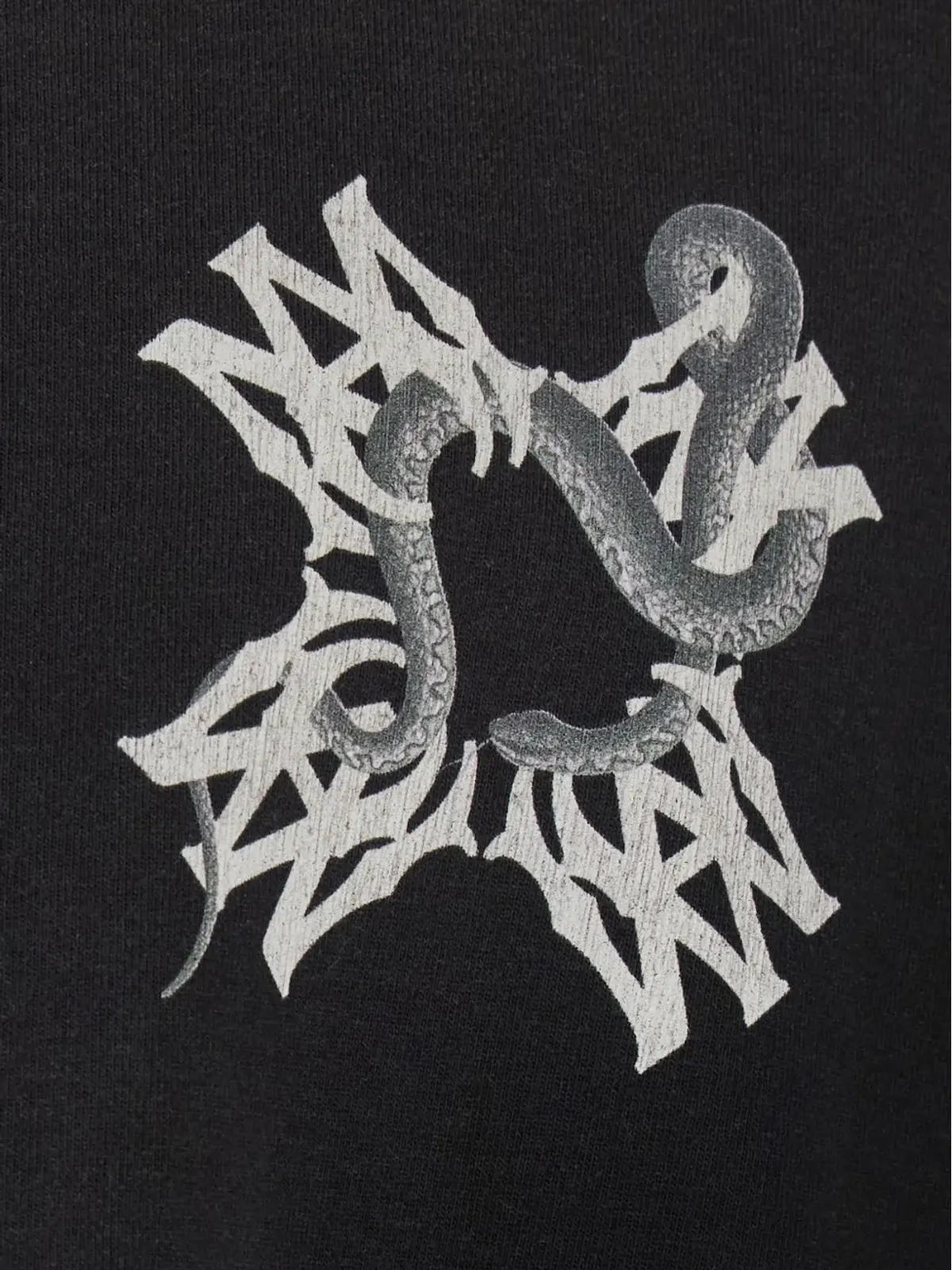 AMIRI 蛇柄プリントTシャツ - 画像3