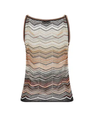 Missoni チェボロン スパンコール タンクトップ - サムネイル2