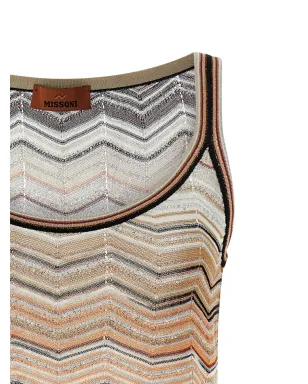 Missoni チェボロン スパンコール タンクトップ - サムネイル3