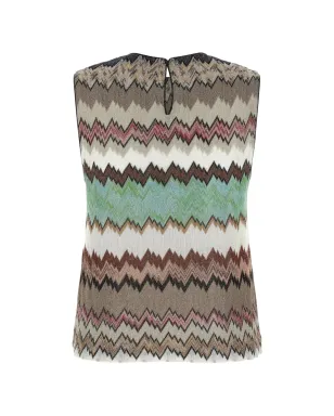 Missoni ジグザグ クルーネック トップ - Neutrals - サムネイル2