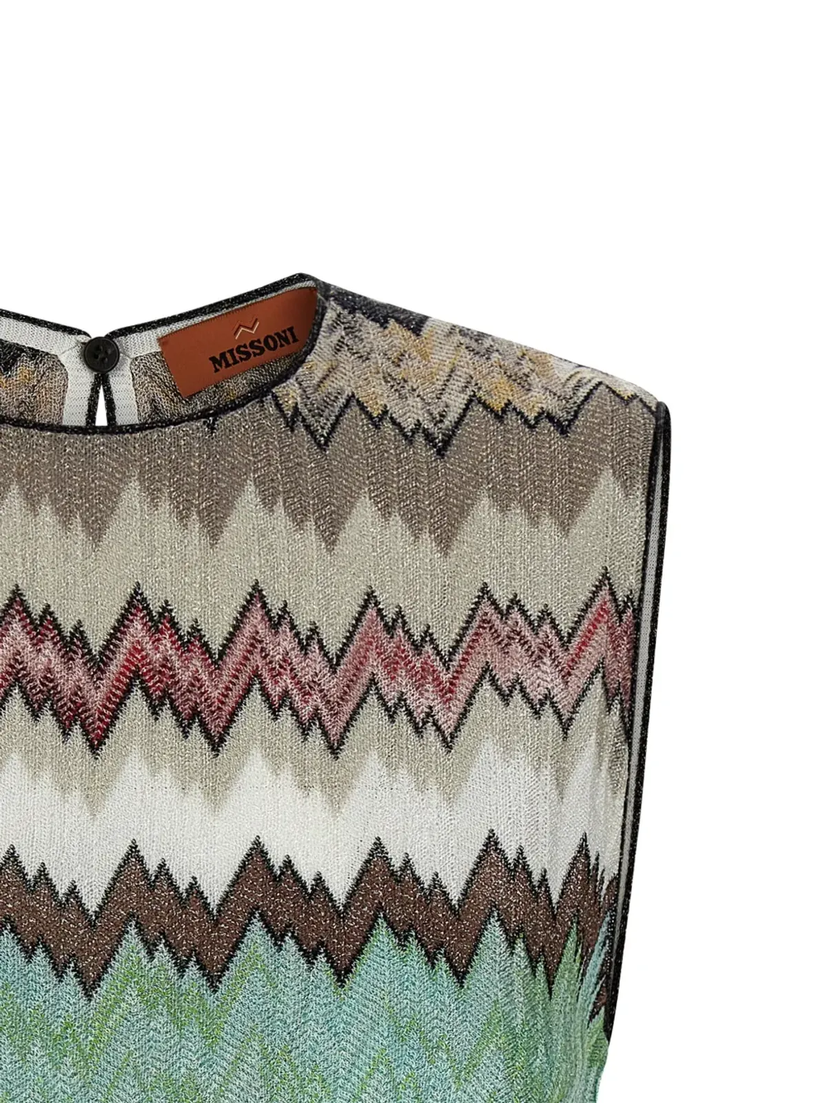 Missoni ジグザグ クルーネック トップ - Neutrals - 画像3