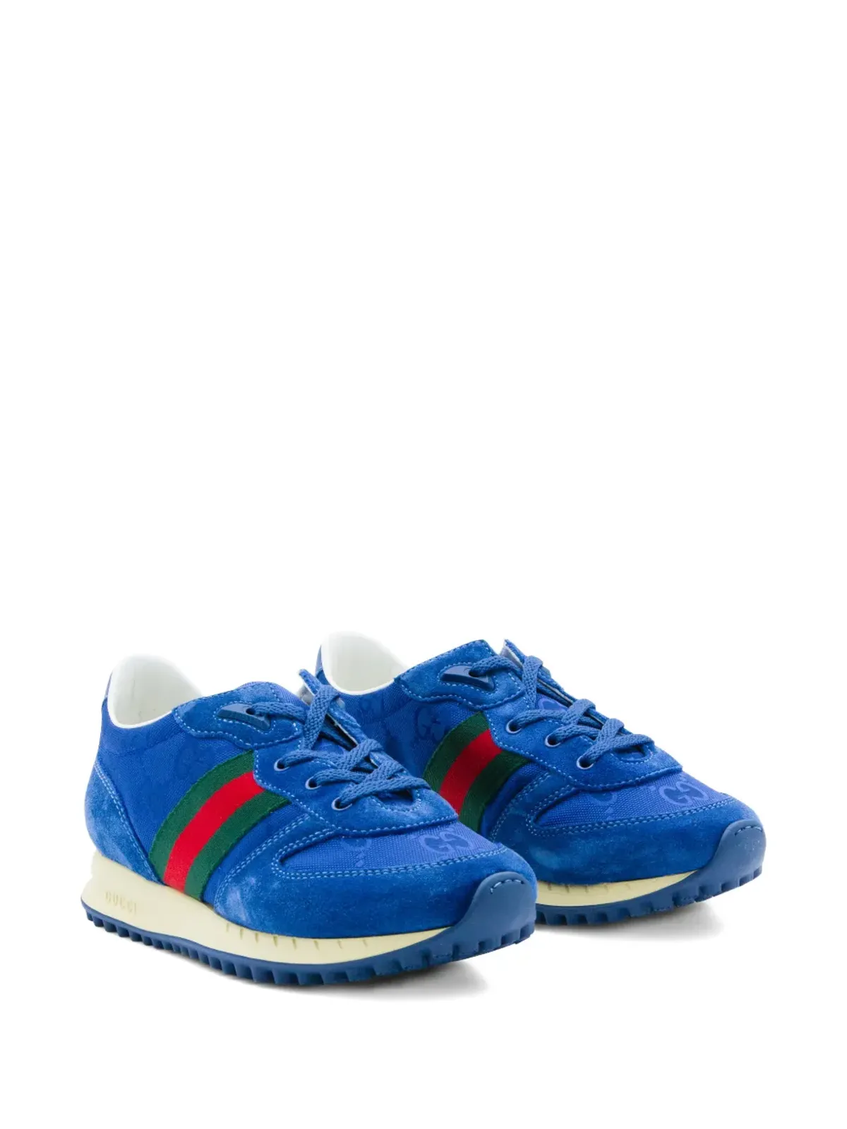 Gucci Kids リモーション レースアップスニーカー - 画像2