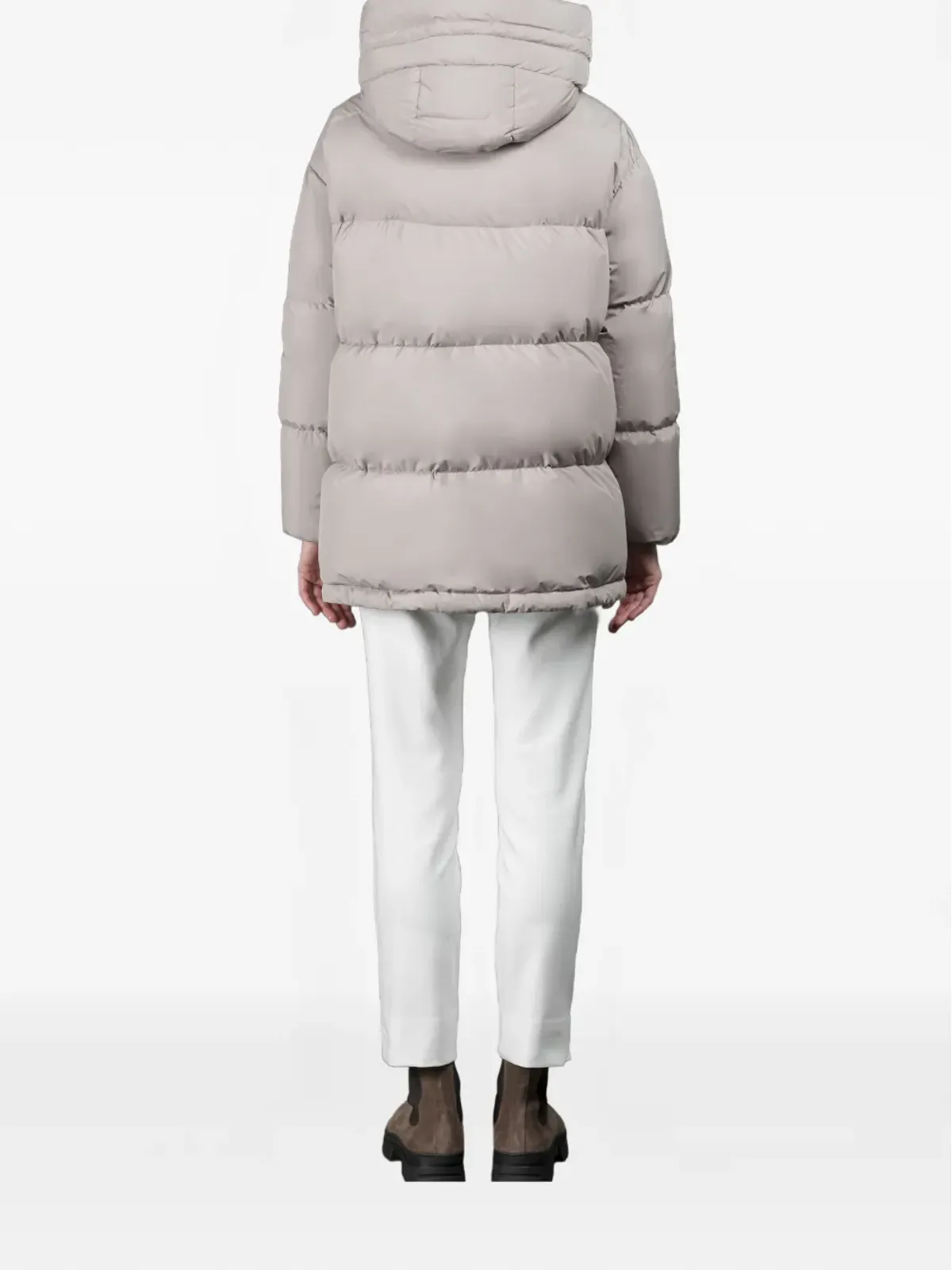 Moorer Caliope STP quilted hooded jacket - 画像3