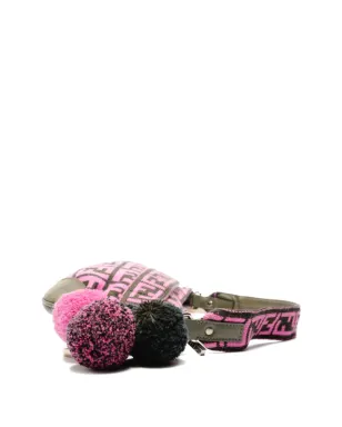 Fendi Pre-Owned zucca-patternショルダーバッグ - ピンク - サムネイル4