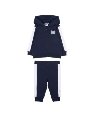 BOSS Kidswear フード付きストライプディテール トラックスーツセット - サムネイル2