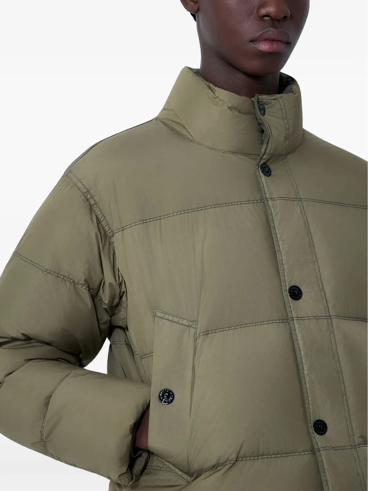Stone Island キルテッドパディングジャケット - 画像4