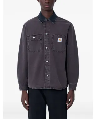 Carhartt WIP デニム襟付きパッチポケットオーバーシャツ - サムネイル1