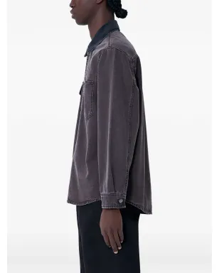 Carhartt WIP デニム襟付きパッチポケットオーバーシャツ - サムネイル2