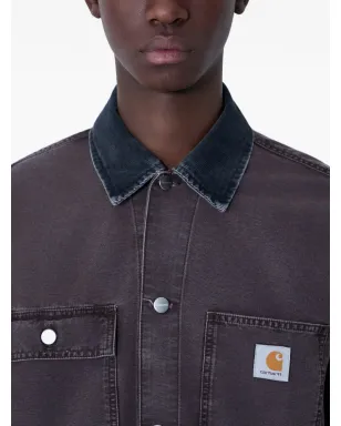 Carhartt WIP デニム襟付きパッチポケットオーバーシャツ - サムネイル4