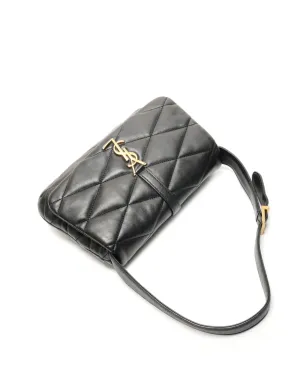 Saint Laurent Pre-Owned レ・57 ホーボー ショルダーバッグ - ブラック - サムネイル3