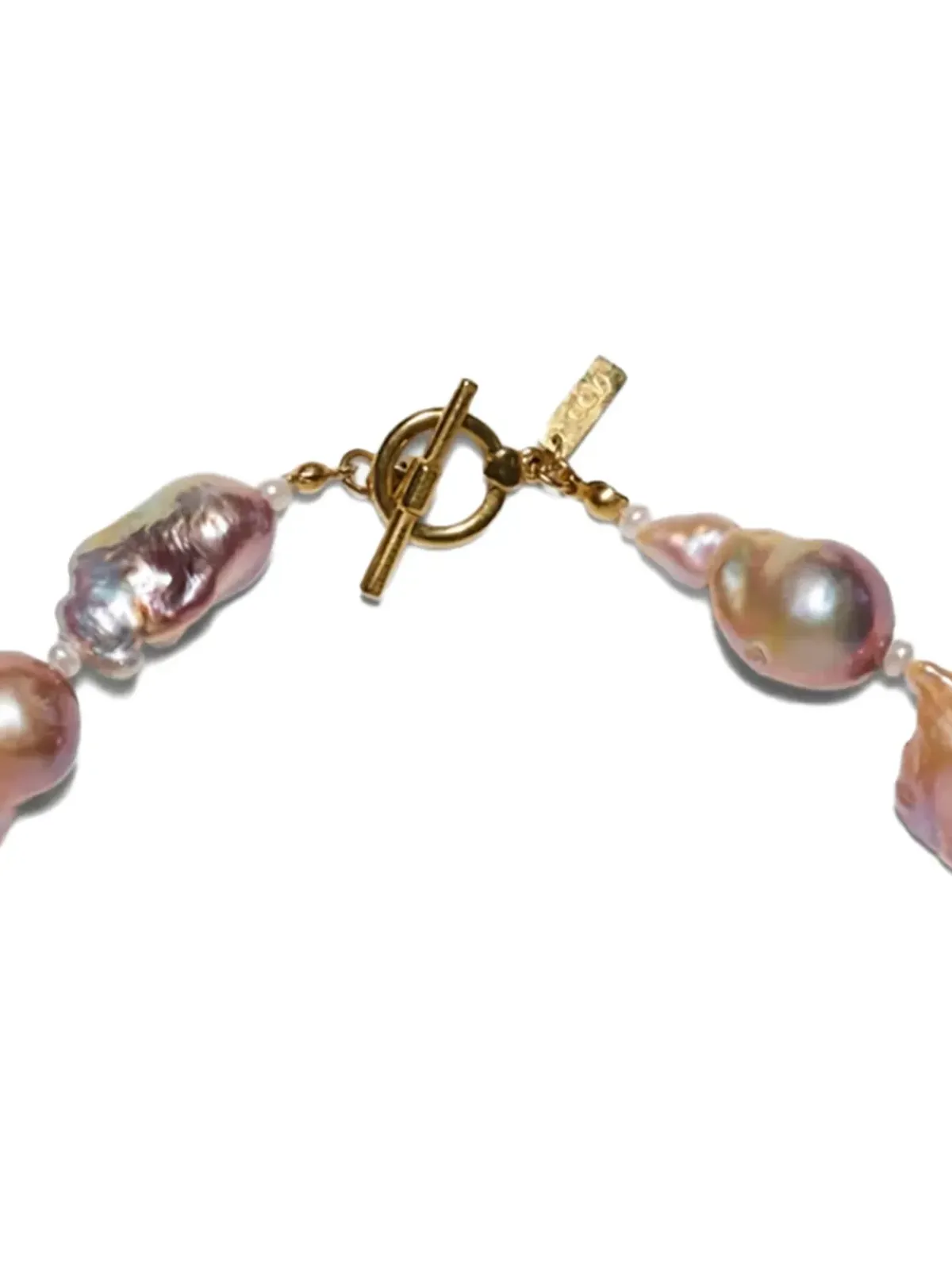 Labelled Jewellery 大ぶりバロックチョーカー - ピンク - 画像2