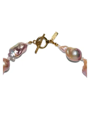 Labelled Jewellery 大ぶりバロックチョーカー - ピンク - サムネイル2