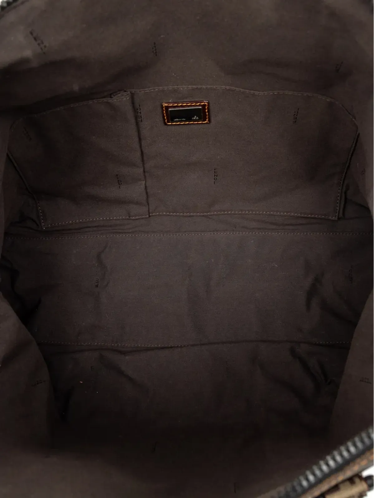 Fendi Pre-Owned Zucca キャンバス・ミックスドメディア トートバッグ - 画像5