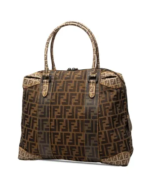 Fendi Pre-Owned Zucca キャンバス・ミックスドメディア トートバッグ - サムネイル3