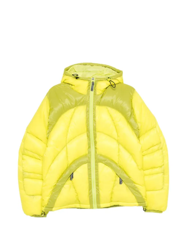 adidas adidas パーテックス キルテッド フードジャケット イエローの商品画像